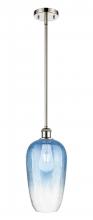 Innovations Lighting 516-1S-PN-G484-7SB - Brookhaven Flute - 1 Light - 7 inch - Polished Nickel - Stem hung - Mini Pendant