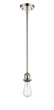 Innovations Lighting 516-1S-PN - Bare Bulb - 1 Light - 5 inch - Polished Nickel - Mini Pendant