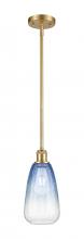 Innovations Lighting 516-1S-SG-G480-6SB - Brookhaven Almond - 1 Light - 6 inch - Satin Gold - Stem hung - Mini Pendant