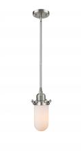 Innovations Lighting 516-1S-SN-CE231-W - Kingsbury - 1 Light - 4 inch - Brushed Satin Nickel - Mini Pendant