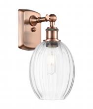 Innovations Lighting 516-1W-AC-G459-6CL - Preston Bulb - 1 Light - 6 inch - Antique Copper - Sconce