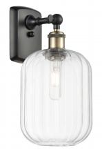Innovations Lighting 516-1W-BAB-G460-7CL - Preston Cylinder - 1 Light - 7 inch - Black Antique Brass - Sconce