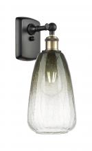 Innovations Lighting 516-1W-BAB-G480-6SL - Brookhaven Almond - 1 Light - 6 inch - Black Antique Brass - Sconce