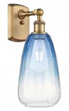 Innovations Lighting 516-1W-BB-G480-6SB - Brookhaven Almond - 1 Light - 6 inch - Brushed Brass - Sconce