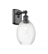 Innovations Lighting 516-1W-BK-G459-6CL - Preston Bulb - 1 Light - 6 inch - Matte Black - Sconce