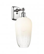 Innovations Lighting 516-1W-PC-G484-7OP - Brookhaven Flute - 1 Light - 7 inch - Polished Chrome - Sconce