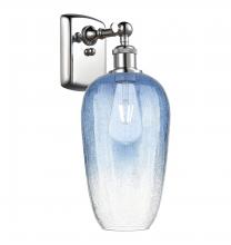 Innovations Lighting 516-1W-PC-G484-7SB - Brookhaven Flute - 1 Light - 7 inch - Polished Chrome - Sconce