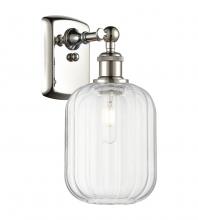 Innovations Lighting 516-1W-PN-G460-7CL - Preston Cylinder - 1 Light - 7 inch - Polished Nickel - Sconce