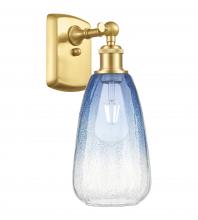 Innovations Lighting 516-1W-SG-G480-6SB - Brookhaven Almond - 1 Light - 6 inch - Satin Gold - Sconce