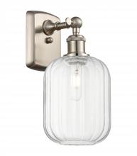 Innovations Lighting 516-1W-SN-G460-7CL - Preston Cylinder - 1 Light - 7 inch - Brushed Satin Nickel - Sconce