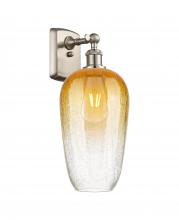 Innovations Lighting 516-1W-SN-G484-7AM - Brookhaven Flute - 1 Light - 7 inch - Brushed Satin Nickel - Sconce