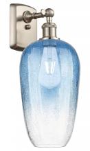 Innovations Lighting 516-1W-SN-G484-7SB - Brookhaven Flute - 1 Light - 7 inch - Brushed Satin Nickel - Sconce