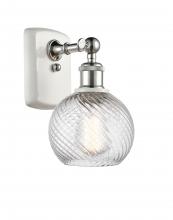 Innovations Lighting 516-1W-WPC-G1214-6 - Small Twisted Swirl 1 Light Sconce part of the Ballston Collection