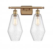 Innovations Lighting 516-2W-BB-G654-7 - Cindyrella - 2 Light - 17 inch - Brushed Brass - Bath Vanity Light