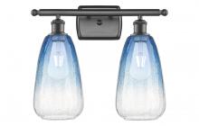 Innovations Lighting 516-2W-OB-G480-6SB - Brookhaven Almond - 2 Light - 16 inch - Oil Rubbed Bronze - Bath Vanity Light