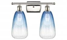Innovations Lighting 516-2W-PN-G480-6SB - Brookhaven Almond - 2 Light - 16 inch - Polished Nickel - Bath Vanity Light