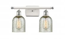 Innovations Lighting 516-2W-WPC-G259 - Caledonia - 2 Light - 15 inch - White Polished Chrome - Bath Vanity Light