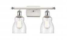 Innovations Lighting 516-2W-WPC-G394 - Ellery - 2 Light - 15 inch - White Polished Chrome - Bath Vanity Light