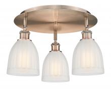 Innovations Lighting 516-3C-AC-G441 - Brookfield - 3 Light - 18 inch - Antique Copper - Semi-Flush Mount
