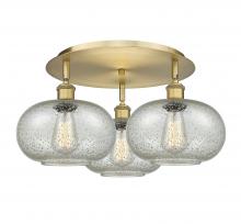 Innovations Lighting 516-3C-BB-G249 - Gorham - 3 Light - 21 inch - Brushed Brass - Semi-Flush Mount
