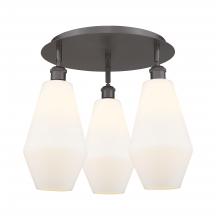Innovations Lighting 516-3C-OB-G651-7 - Cindyrella - 3 Light - 19 inch - Oil Rubbed Bronze - Semi-Flush Mount