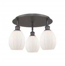 Innovations Lighting 516-3C-OB-G81 - Eaton - 3 Light - 17 inch - Oil Rubbed Bronze - Semi-Flush Mount