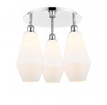 Innovations Lighting 516-3C-PC-G651-7 - Cindyrella - 3 Light - 19 inch - Polished Chrome - Semi-Flush Mount