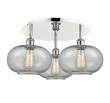 Innovations Lighting 516-3C-PN-G247 - Gorham - 3 Light - 21 inch - Polished Nickel - Semi-Flush Mount