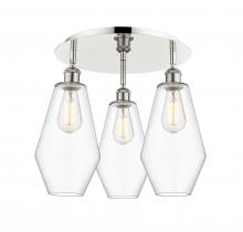 Innovations Lighting 516-3C-PN-G652-7 - Cindyrella - 3 Light - 19 inch - Polished Nickel - Semi-Flush Mount