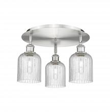 Innovations Lighting 516-3C-SN-G559-5SDY - Bridal Veil - 3 Light - 17 inch - Satin Nickel - Semi-Flush Mount