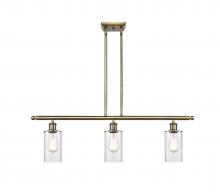 Innovations Lighting 516-3I-AB-G802 - Clymer - 3 Light - 36 inch - Antique Brass - Stem hung - Island Light