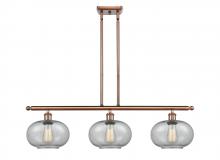 Innovations Lighting 516-3I-AC-G247 - Gorham - 3 Light - 36 inch - Antique Copper - Stem hung - Island Light
