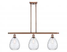 Innovations Lighting 516-3I-AC-G372 - Waverly - 3 Light - 36 inch - Antique Copper - Stem hung - Island Light