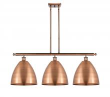 Innovations Lighting 516-3I-AC-MBD-12-AC-LED - Bristol - 3 Light - 39 inch - Antique Copper - Stem hung - Island Light