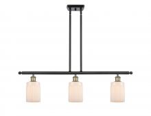 Innovations Lighting 516-3I-BAB-G341 - Hadley - 3 Light - 36 inch - Black Antique Brass - Stem hung - Island Light