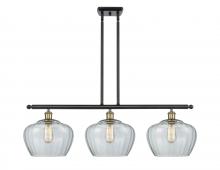 Innovations Lighting 516-3I-BAB-G92-L - Fenton - 3 Light - 38 inch - Black Antique Brass - Stem hung - Island Light