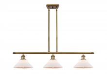 Innovations Lighting 516-3I-BB-G131 - Orwell - 3 Light - 36 inch - Brushed Brass - Stem hung - Island Light