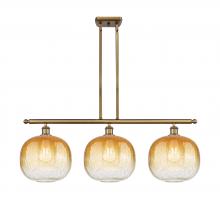 Innovations Lighting 516-3I-BB-G481-10AM - Brookhaven Sphere - 3 Light - 37 inch - Brushed Brass - Stem Hung - Island Light