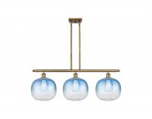 Innovations Lighting 516-3I-BB-G481-10SB - Brookhaven Sphere - 3 Light - 37 inch - Brushed Brass - Stem Hung - Island Light