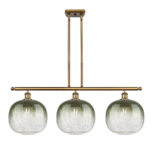 Innovations Lighting 516-3I-BB-G481-10SL - Brookhaven Sphere - 3 Light - 37 inch - Brushed Brass - Stem Hung - Island Light