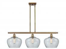 Innovations Lighting 516-3I-BB-G92-L - Fenton - 3 Light - 38 inch - Brushed Brass - Stem hung - Island Light