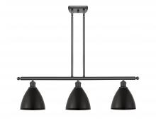 Innovations Lighting 516-3I-BK-MBD-75-BK - Bristol - 3 Light - 36 inch - Matte Black - Stem hung - Island Light