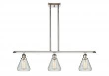 Innovations Lighting 516-3I-PN-G275 - Conesus - 3 Light - 36 inch - Polished Nickel - Stem hung - Island Light