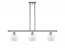 Innovations Lighting 516-3I-PN-G91 - Fenton - 3 Light - 36 inch - Polished Nickel - Stem hung - Island Light