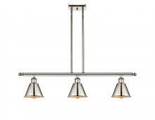 Innovations Lighting 516-3I-PN-M8 - Smithfield - 3 Light - 36 inch - Polished Nickel - Stem hung - Island Light