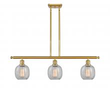 Innovations Lighting 516-3I-SG-G105 - Belfast - 3 Light - 36 inch - Satin Gold - Stem hung - Island Light