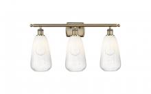 Innovations Lighting 516-3W-AB-G480-6OP - Brookhaven Almond - 3 Light - 26 inch - Antique Brass - Bath Vanity Light