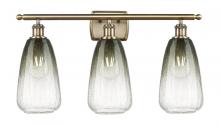 Innovations Lighting 516-3W-AB-G480-6SL - Brookhaven Almond - 3 Light - 26 inch - Antique Brass - Bath Vanity Light