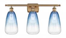 Innovations Lighting 516-3W-BB-G480-6SB - Brookhaven Almond - 3 Light - 26 inch - Brushed Brass - Bath Vanity Light