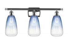 Innovations Lighting 516-3W-PC-G480-6SB - Brookhaven Almond - 3 Light - 26 inch - Polished Chrome - Bath Vanity Light